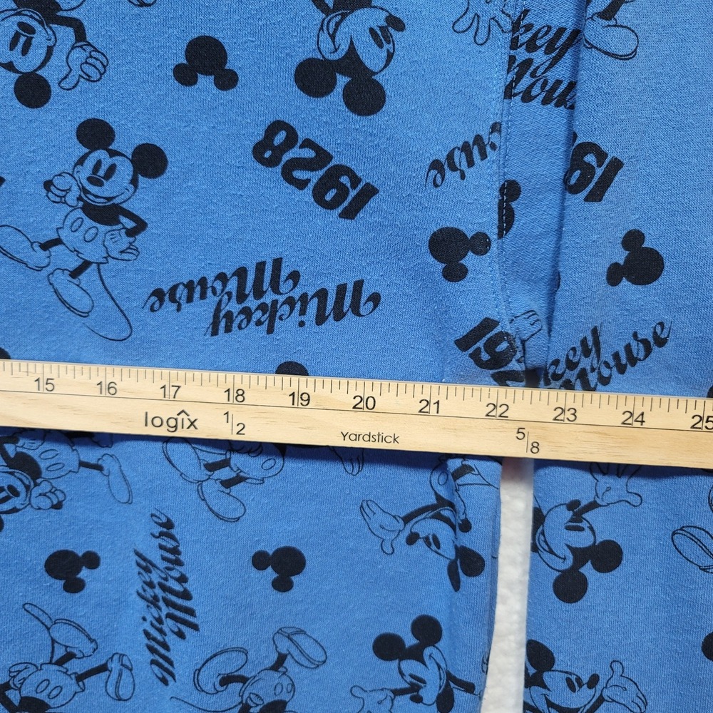 Disney "Mickey Mouse 1928" Blue & Black Graphic Sweatshirt - Picture 4 of 7